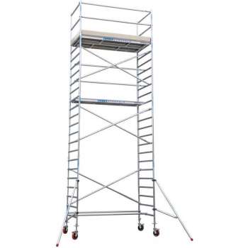 Rolsteiger Basic 135x190 8,2m werkhoogte carbon vloer