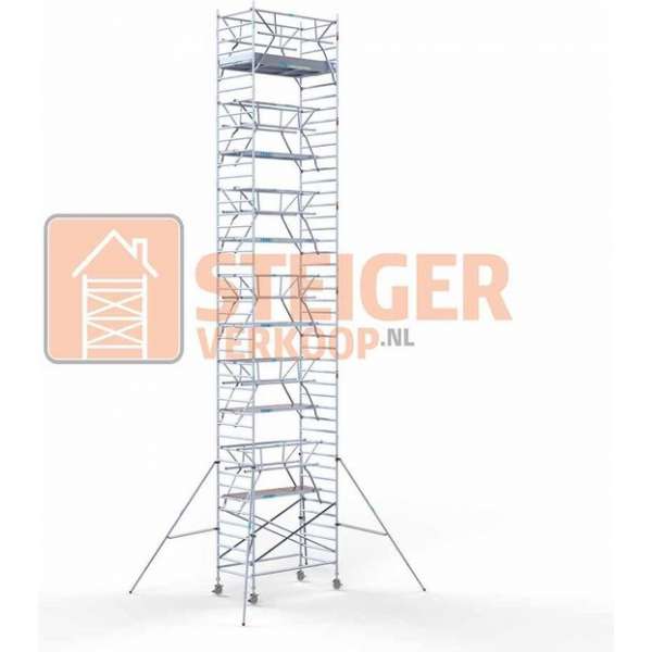Rolsteiger Standaard 135x250 14,2m werkhoogte + dubbele voorloopleuning Rolsteiger Standaard 135x250 14,2m werkhoogte + dubbele voorloopleuning