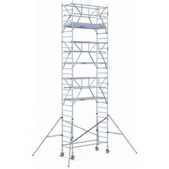 Rolsteiger Standaard 90x250 9,2m werkhoogte carbon vloer + dubbele voorloopleuning