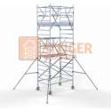 Rolsteiger Standaard 135x190 6,2m werkhoogte carbon vloer + dubbele voorloopleuning