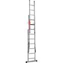 Professionele 3 delige Reformladder met Top Safe Systeem  3 x 14 treden