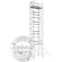 Basic AGS rolsteiger 135 x 12,2m werkhoogte en  lengte platform