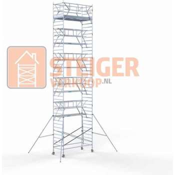 Rolsteiger Standaard 135x305 13,2m werkhoogte + dubbele voorloopleuning