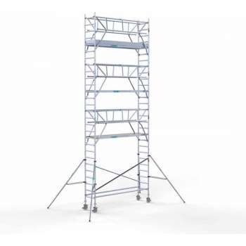 Rolsteiger Standaard 75x305 9,2m werkhoogte carbon vloer + dubbele voorloopleuning