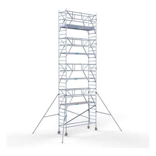 Rolsteiger Standaard 90x305 10,2m werkhoogte + dubbele voorloopleuning Rolsteiger Standaard 90x305 10,2m werkhoogte + dubbele voorloopleuning