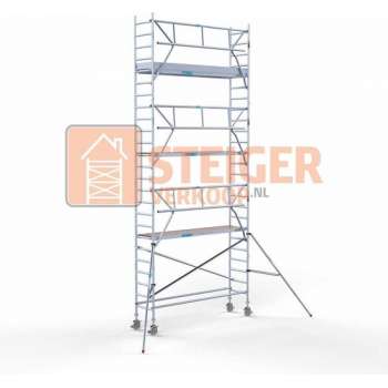 Rolsteiger Standaard 75x305 8,2m werkhoogte + enkele voorloopleuning