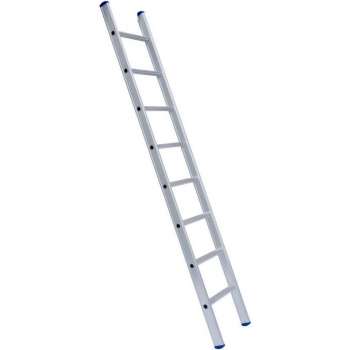 Eurostairs Enkele Ladder Recht 1x 20 sporten | 5 meter | 525 cm lengte | Professioneel gebruik | 42/66 breedte | 12 kg