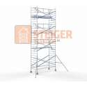 Rolsteiger Standaard 135x305 9,2m werkhoogte carbon vloer + enkele voorloopleuning