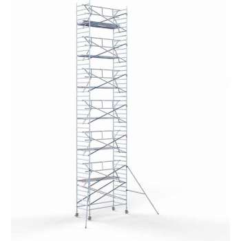 Rolsteiger Standaard 135x305 14,2m werkhoogte carbon vloer + enkele voorloopleuning