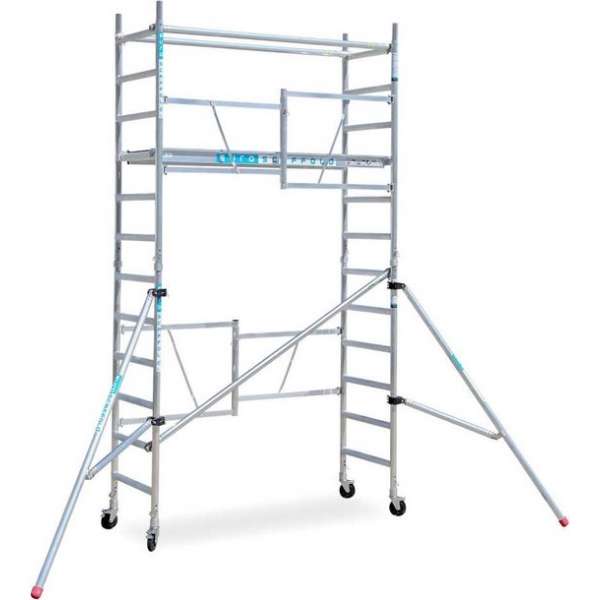 Kamersteiger Combi 75x190 4,5m werkhoogte + stabilisator Kamersteiger Combi 75x190 4,5m werkhoogte + stabilisator