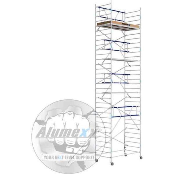 Basic AGS rolsteiger 135 x 10,2m werkhoogte en lengte platform Basic AGS rolsteiger 135 x 10,2m werkhoogte en lengte platform
