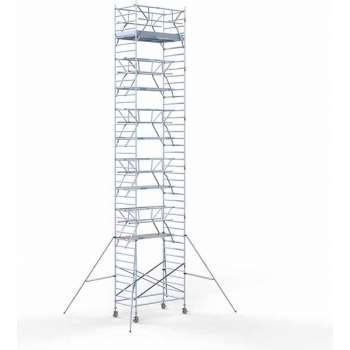 Rolsteiger Standaard 135x250 13,2m werkhoogte carbon vloer + dubbele voorloopleuning