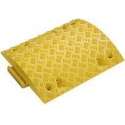 Middeldeel voor Tempo-Stopp-drempel, met verbindingsstuk, geel, pvc 420 x 500 x 50 mm Geel