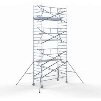 Rolsteiger Standaard 135x305 8,2m werkhoogte carbon vloer + enkele voorloopleuning