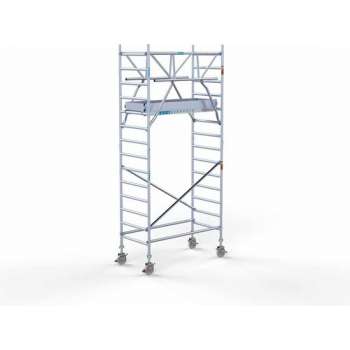 Rolsteiger Standaard 90x190 5,2m werkhoogte carbon vloer + dubbele voorloopleuning