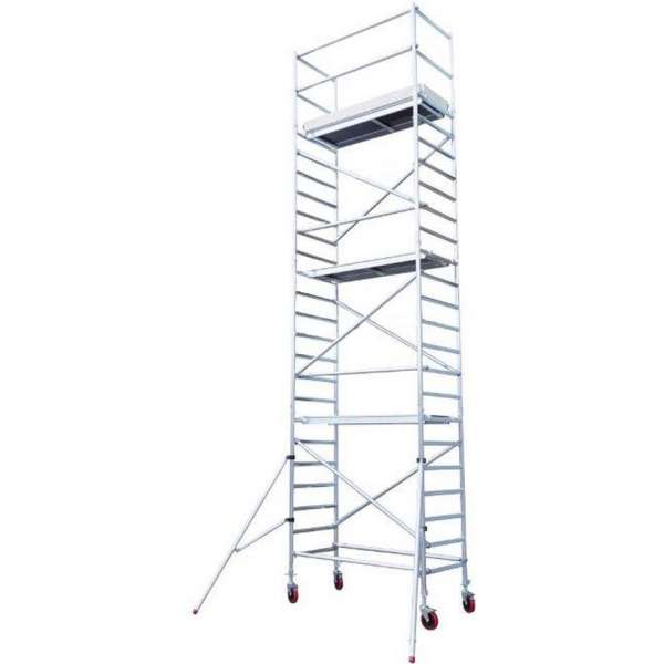 Rolsteiger Basic 90x250 8,2m werkhoogte + extra platform Rolsteiger Basic 90x250 8,2m werkhoogte + extra platform