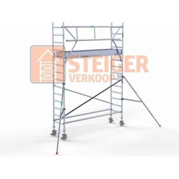 Rolsteiger Standaard 75x305 5,2m werkhoogte carbon vloer + enkele voorloopleuning