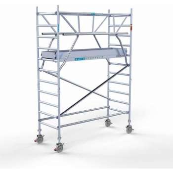 Rolsteiger Standaard 90x250 4,2m werkhoogte carbon vloer + dubbele voorloopleuning