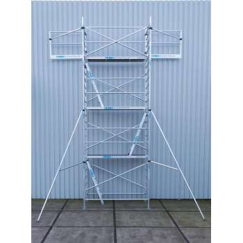 Solar Rolsteiger 135x250x10,2m werkhoogte, inclusief Solar lift, Safeguard dakrandbeveiliging