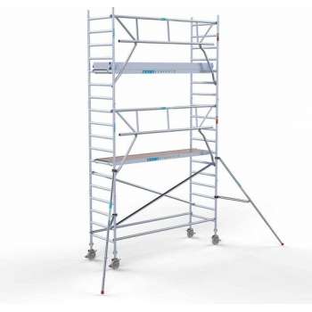 Rolsteiger Standaard 90x305 6,2m werkhoogte + enkele voorloopleuning