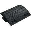 Middeldeel voor Tempo-Stopp-drempel, met verbindingsstuk, geel, pvc 420 x 500 x 50 mm Zwart