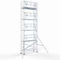 Rolsteiger Standaard 90x305 10,2m werkhoogte carbon vloer + enkele voorloopleuning