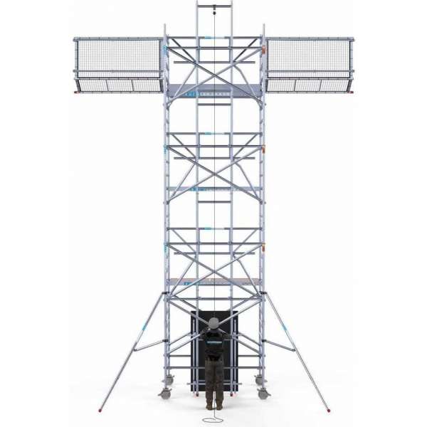 Solar Rolsteiger 135x250x8,2m werkhoogte, inclusief solar lift, safeguard dakrandbeveiliging Solar Rolsteiger 135x250x8,2m werkhoogte, inclusief solar lift, safeguard dakrandbeveiliging