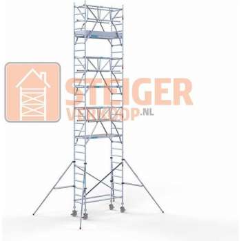 Rolsteiger Standaard 75x190 9,2m werkhoogte + dubbele voorloopleuning