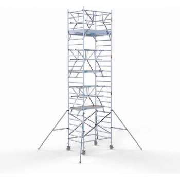 Rolsteiger Standaard 135x190 8,2m werkhoogte carbon vloer + dubbele voorloopleuning