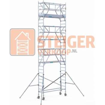 Rolsteiger Standaard 75x250 9,2m werkhoogte + dubbele voorloopleuning