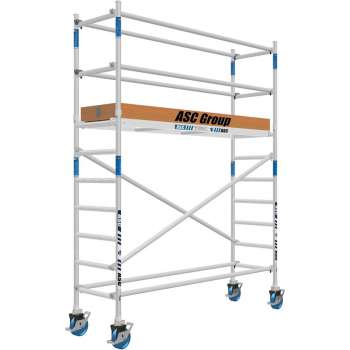 Fast clic Rolsteiger 75 x 4.2 mtr werkhoogte en  lengte platform