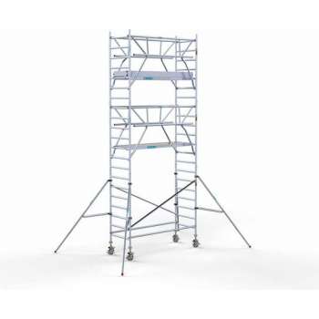 Rolsteiger Standaard 90x250 7,2m werkhoogte carbon vloer + dubbele voorloopleuning