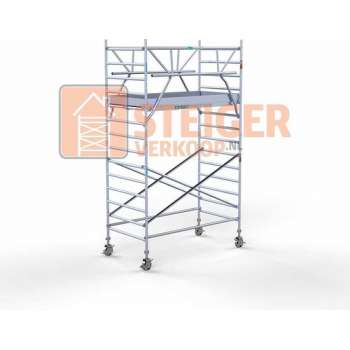 Rolsteiger Standaard 135x250 5,2m werkhoogte carbon vloer + dubbele voorloopleuning