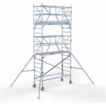 Rolsteiger Standaard 90x250 6,2m werkhoogte carbon vloer + dubbele voorloopleuning