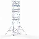 Rolsteiger Standaard 75x190 9,2m werkhoogte carbon vloer + dubbele voorloopleuning