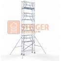 Rolsteiger Standaard 75x250 10,2m werkhoogte carbon vloer + dubbele voorloopleuning