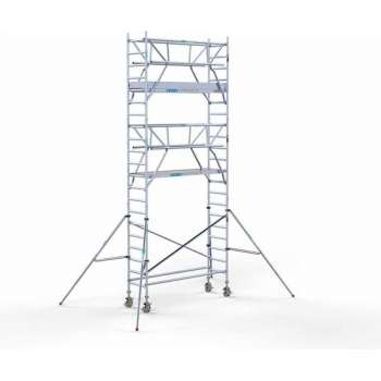 Rolsteiger Standaard 75x250 7,2m werkhoogte carbon vloer + dubbele voorloopleuning