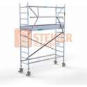 Rolsteiger Standaard 75x250 4,2m werkhoogte carbon vloer + enkele voorloopleuning