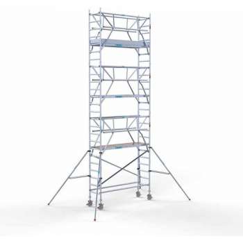 Rolsteiger Standaard 75x250 8,2m werkhoogte carbon vloer + dubbele voorloopleuning