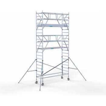 Rolsteiger Standaard 90x305 7,2m werkhoogte carbon vloer + dubbele voorloopleuning