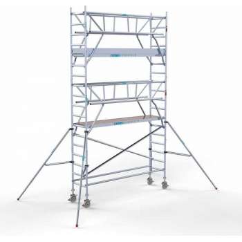 Rolsteiger Standaard 75x305 6,2m werkhoogte carbon vloer + dubbele voorloopleuning