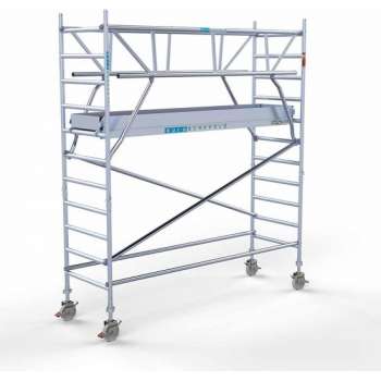 Rolsteiger Standaard 90x305 4,2m werkhoogte carbon vloer + dubbele voorloopleuning