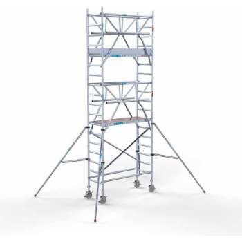 Rolsteiger Standaard 75x190 6,2m werkhoogte + dubbele voorloopleuning