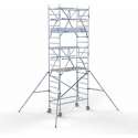 Rolsteiger Standaard 90x190 6,2m werkhoogte carbon vloer + dubbele voorloopleuning