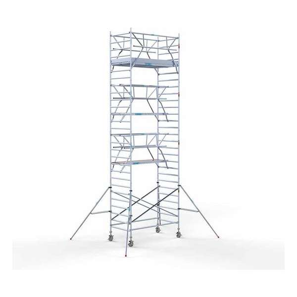 Rolsteiger Standaard 135x250 9,2m werkhoogte + dubbele voorloopleuning Rolsteiger Standaard 135x250 9,2m werkhoogte + dubbele voorloopleuning