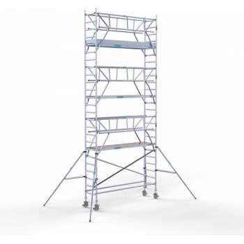 Rolsteiger Standaard 75x305 8,2m werkhoogte carbon vloer + dubbele voorloopleuning