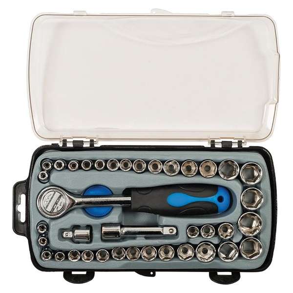 Silverline 39-delige compacte doppen set Silverline 39-delige compacte doppen set