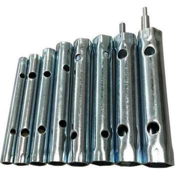 Pijpsleutelset (6-22 mm) 10 tot 14cm hoog