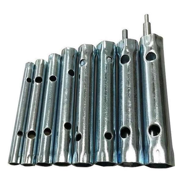 Pijpsleutelset (6-22 mm) 10 tot 14cm hoog Pijpsleutelset (6-22 mm) 10 tot 14cm hoog