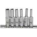 Torx doppenset lang 1/4" 6 delig - E4, E5, E6, E7, E8 en E10 -  BGS 6403